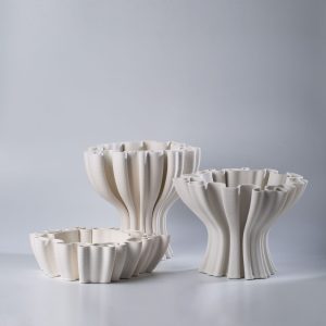 景徳鎮3Dプリント陶器異形果物皿・花瓶