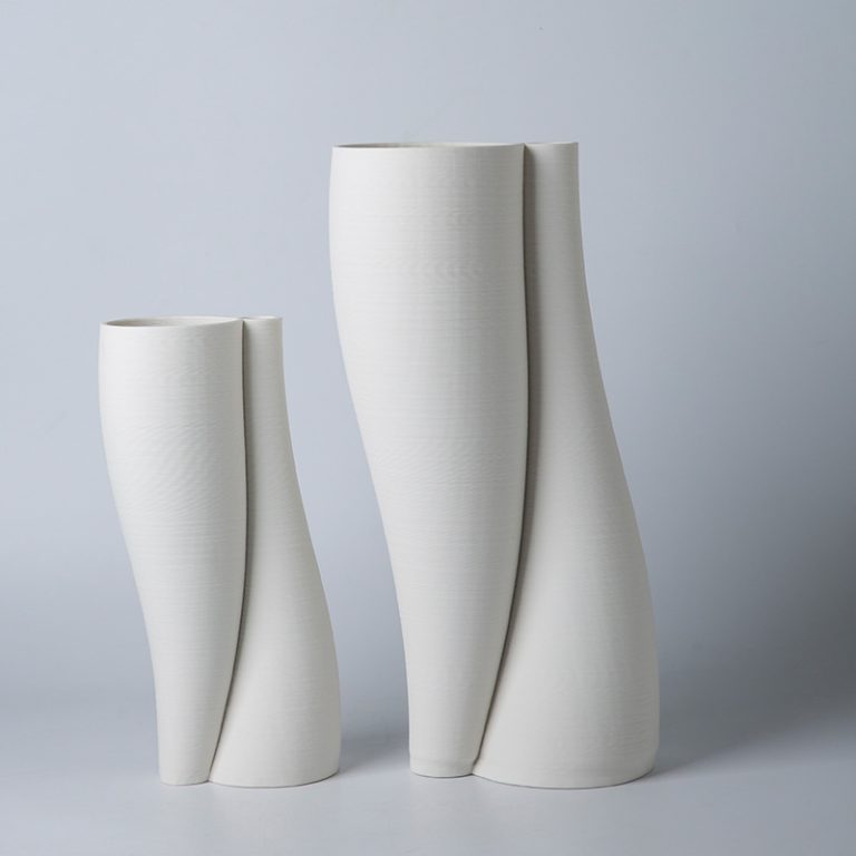 3Dシンプル陶磁器 花瓶 家庭用リビング 酒棚 テーブル 花器 サンプルルーム 売場 玄関インテリア