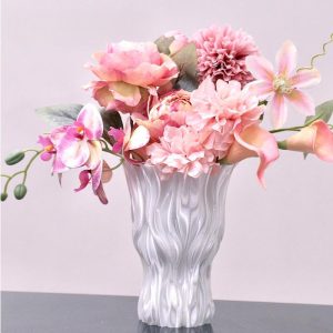 インテリア用 白い花瓶 INS風 高級感 3Dプリント リビング 高品質 ドライフラワー スターオブベツリー 水耕式 フェイクフラワー 花器 PLA素材